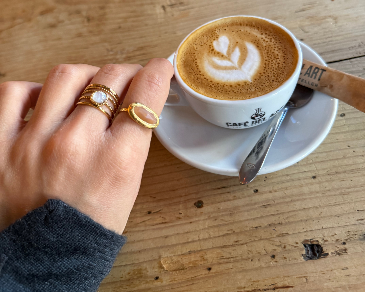 Stardust Ray Adjustable Ring