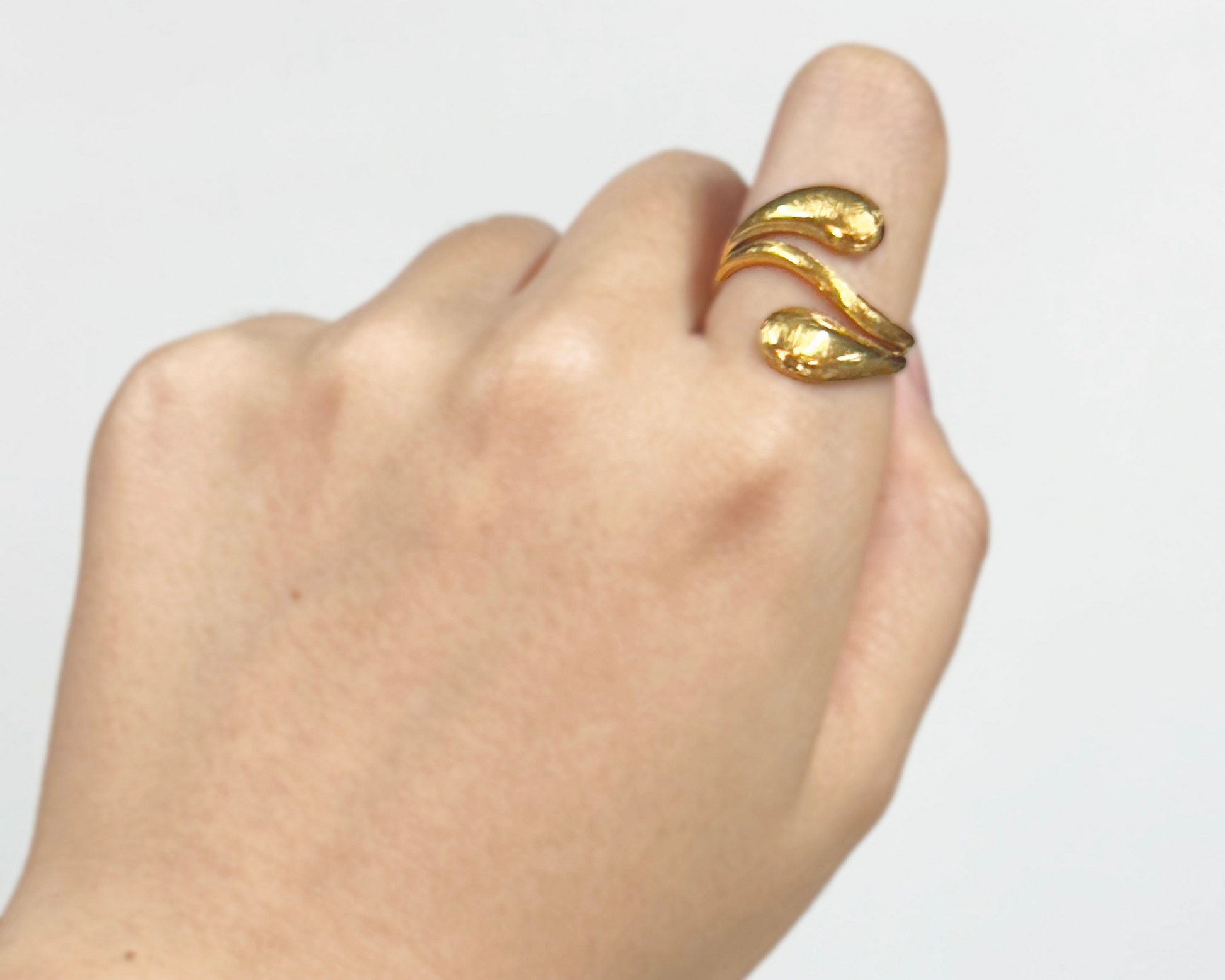 Satin Flow Adjustable Ring