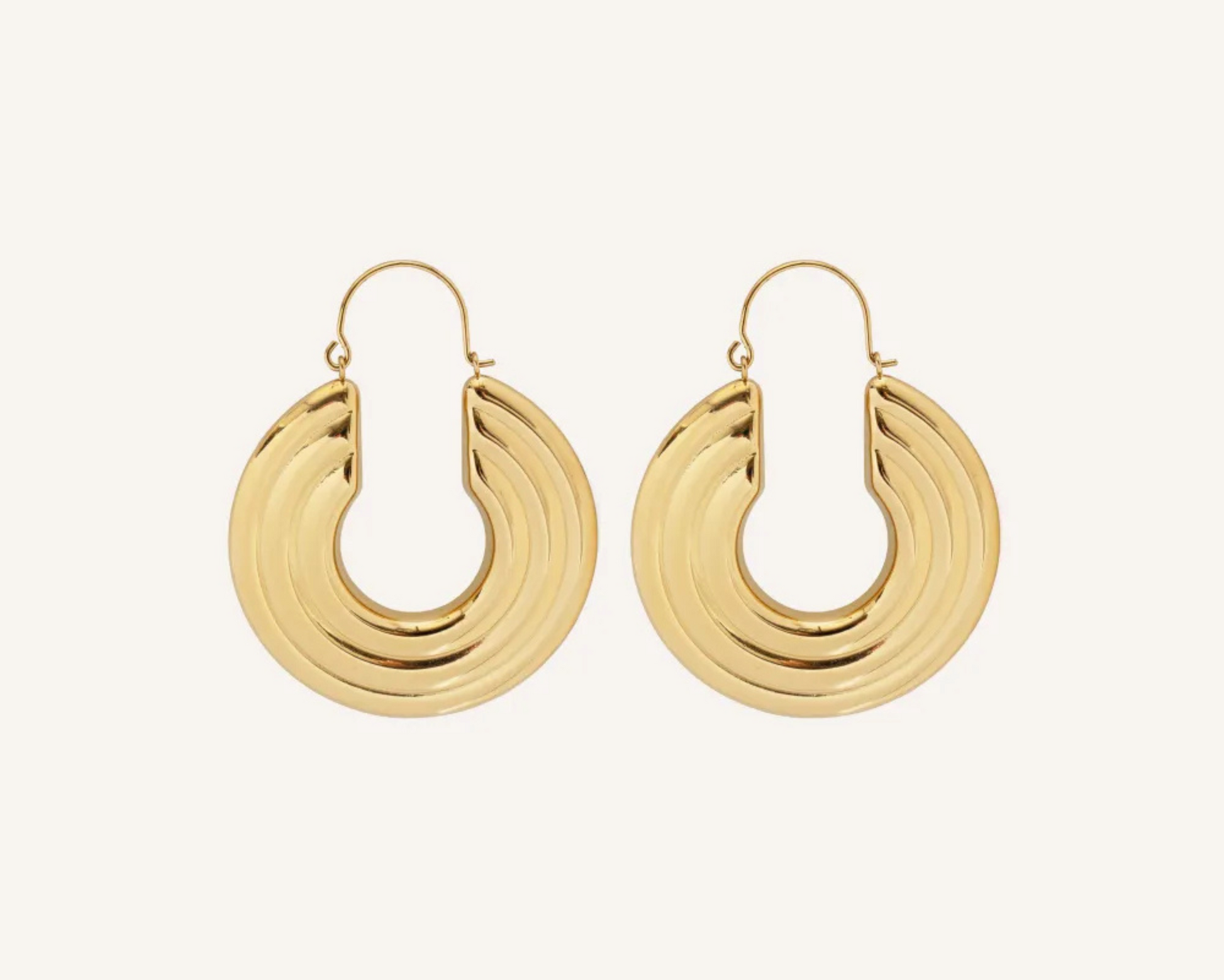 Soundwave Circles Earrings