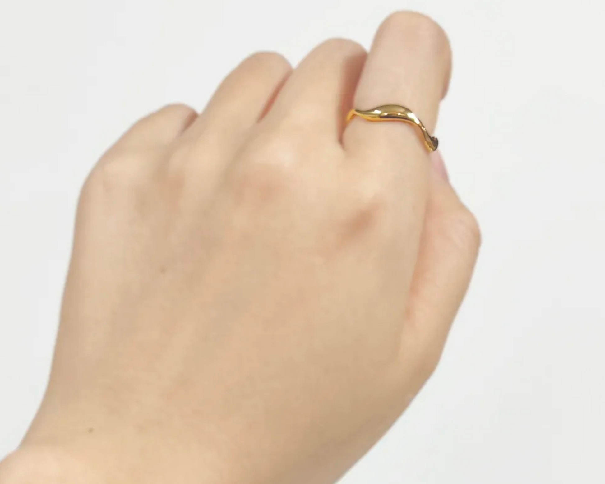 Liquid Tide Adjustable Ring