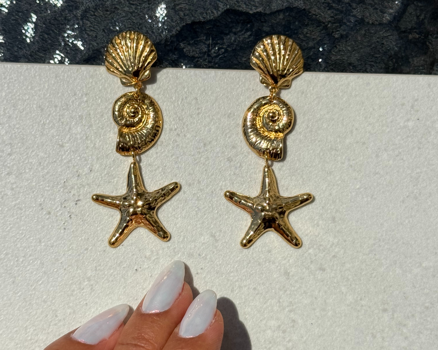 Calypso Shell Drop Earrings