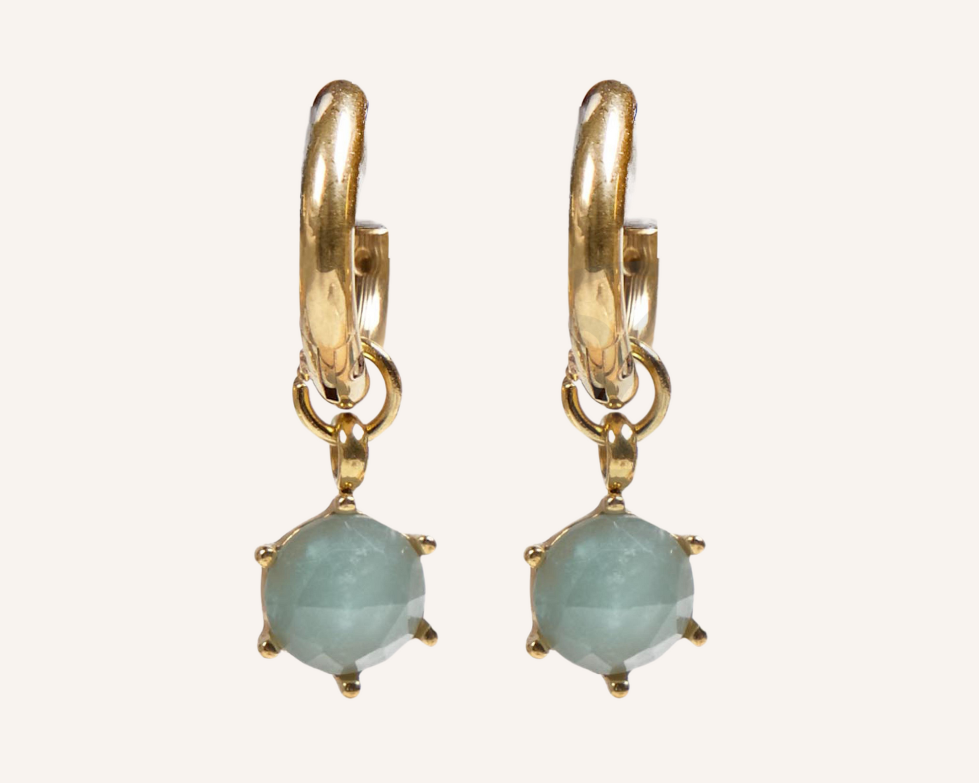Sorbet Charm Hoops