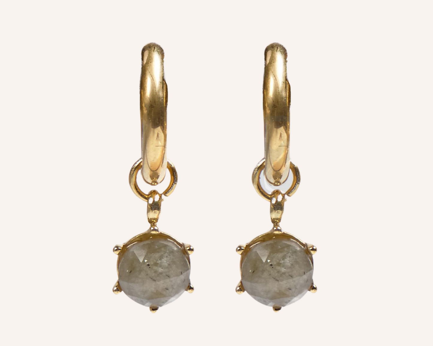 Sorbet Charm Hoops