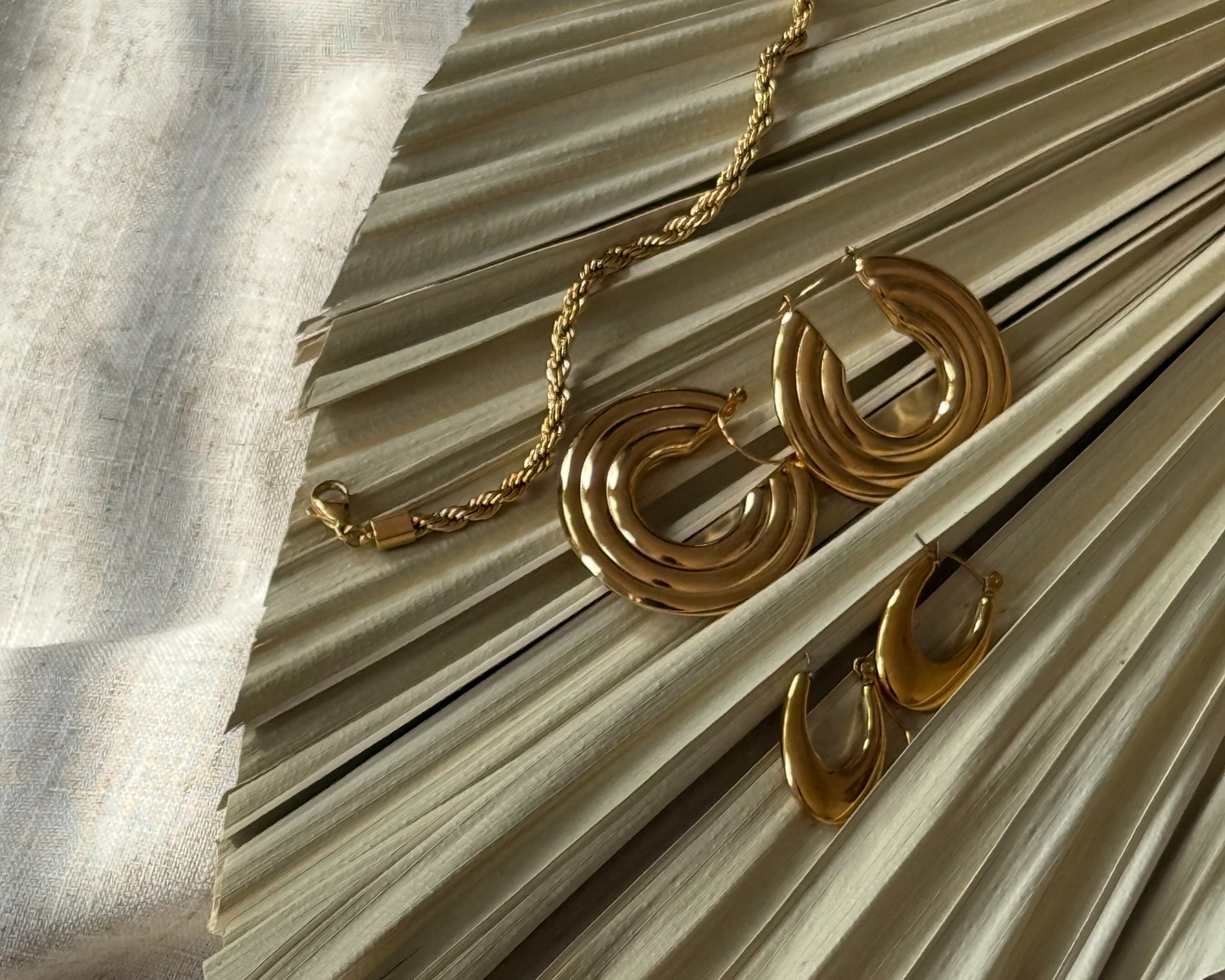 Soundwave Circles Earrings